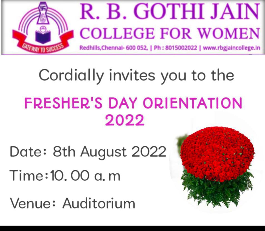 FRESHERS ORIENTATION DAY - 2022